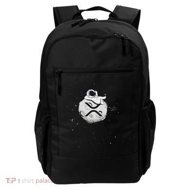 Cryptocurrency Fun Relaxing Space Man On Xrp Crypto Moon Backpack