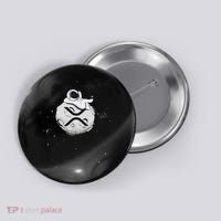 Cryptocurrency Fun Relaxing Space Man On Xrp Crypto Moon Button thumb 0