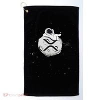 Cryptocurrency Fun Relaxing Space Man On Xrp Crypto Moon Golf Towel thumb 0