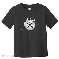 Cryptocurrency Fun Relaxing Space Man On Xrp Crypto Moon Toddler T-Shirt thumb 0