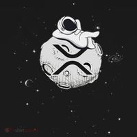 Cryptocurrency Fun Relaxing Space Man On Xrp Crypto Moon Women's Long Sleeve Shirt thumb 2