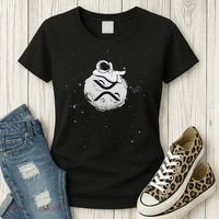 Cryptocurrency Fun Relaxing Space Man On Xrp Crypto Moon Women's T-Shirt thumb 3