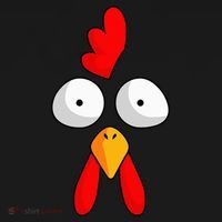 Chicken Face Rooster Halloween Costume Farm Poultry Kids Long Sleeve Shirt thumb 2