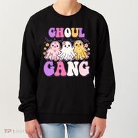 Cute Funny Retro Ghoul Gang Ghosts Women's Sweatshirt thumb 0