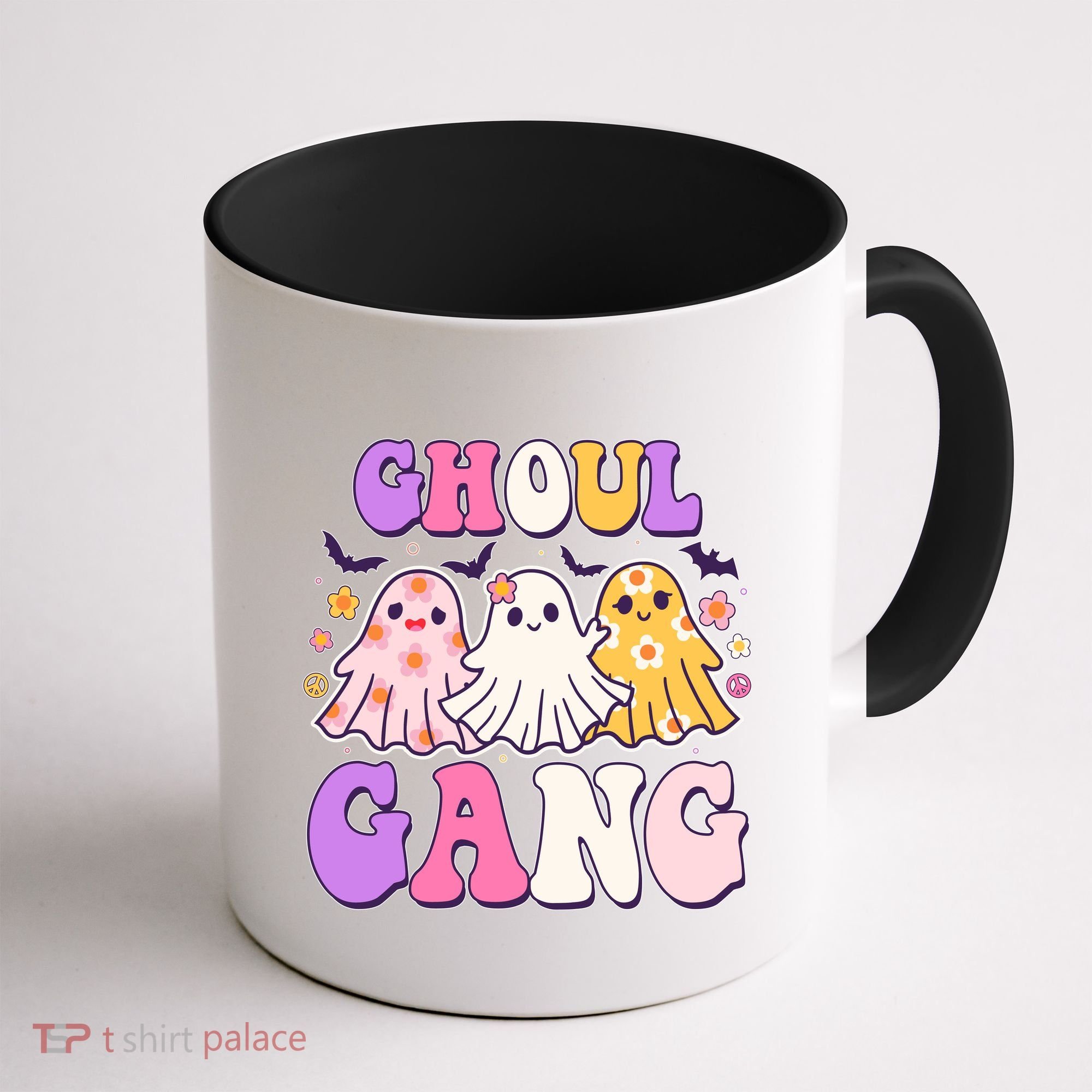 Cute Funny Retro Ghoul Gang Ghosts Coffee Mug