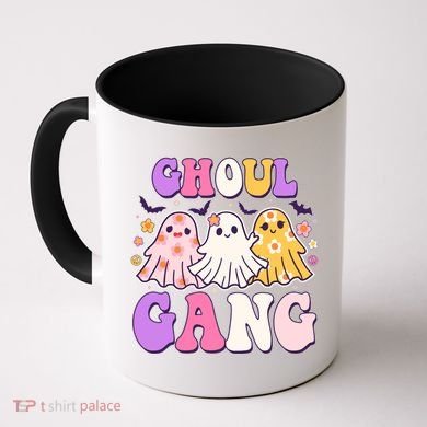 Cute Funny Retro Ghoul Gang Ghosts Coffee Mug