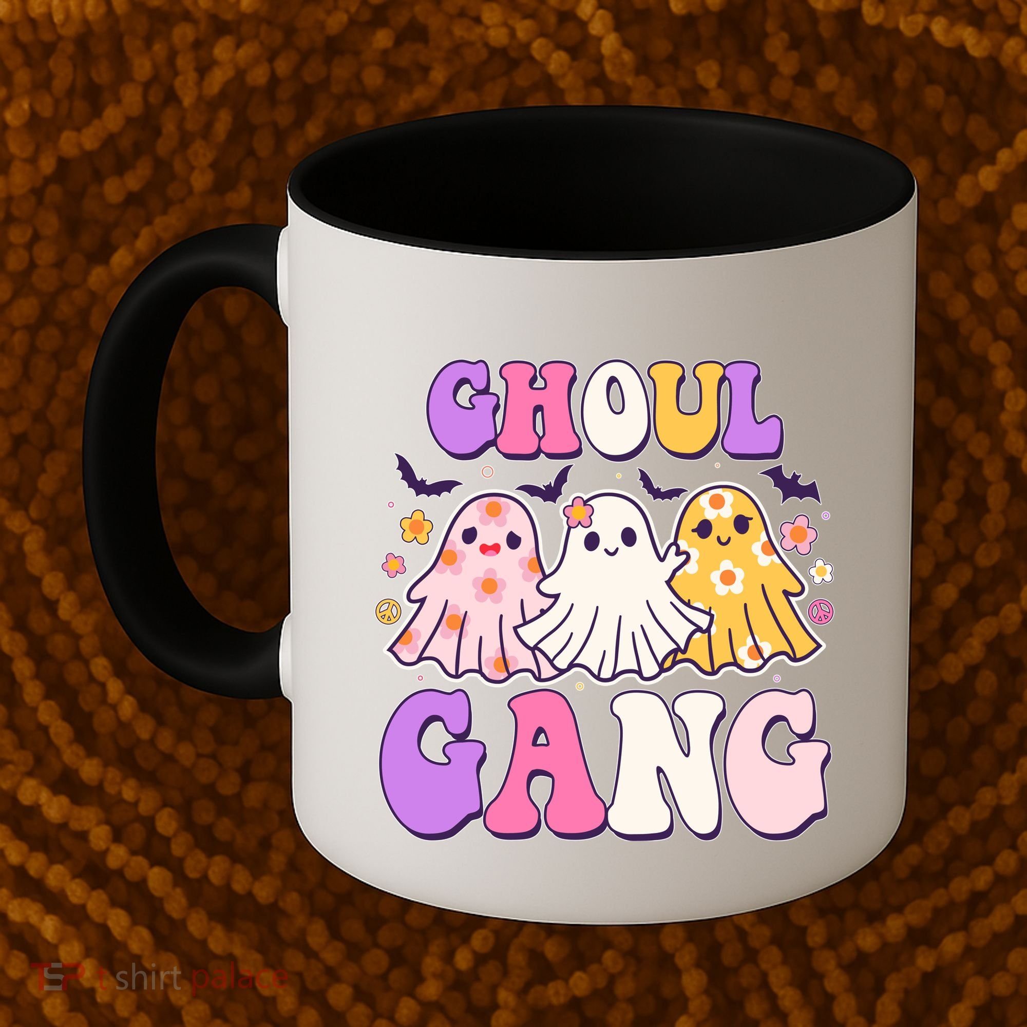 Cute Funny Retro Ghoul Gang Ghosts Coffee Mug