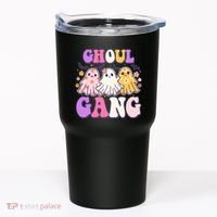 Cute Funny Retro Ghoul Gang Ghosts Tumbler thumb 0
