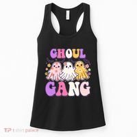 Cute Funny Retro Ghoul Gang Ghosts Women's Tank Top thumb 0