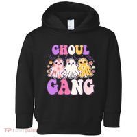 Cute Funny Retro Ghoul Gang Ghosts Toddler Hoodie thumb 0