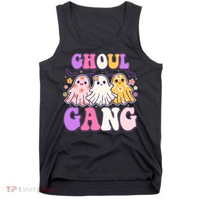 Cute Funny Retro Ghoul Gang Ghosts Tank Top