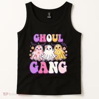 Cute Funny Retro Ghoul Gang Ghosts Tank Top thumb 2