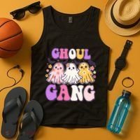 Cute Funny Retro Ghoul Gang Ghosts Tank Top thumb 4