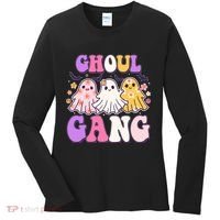 Cute Funny Retro Ghoul Gang Ghosts Women's Long Sleeve Shirt thumb 0