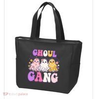 Cute Funny Retro Ghoul Gang Ghosts Tote Bag thumb 3