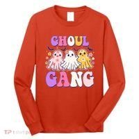 Cute Funny Retro Ghoul Gang Ghosts Long Sleeve Shirt thumb 0