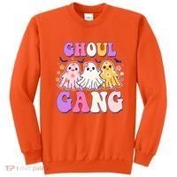 Cute Funny Retro Ghoul Gang Ghosts Sweatshirt thumb 0