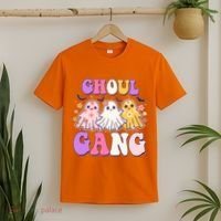 Cute Funny Retro Ghoul Gang Ghosts T-Shirt thumb 2