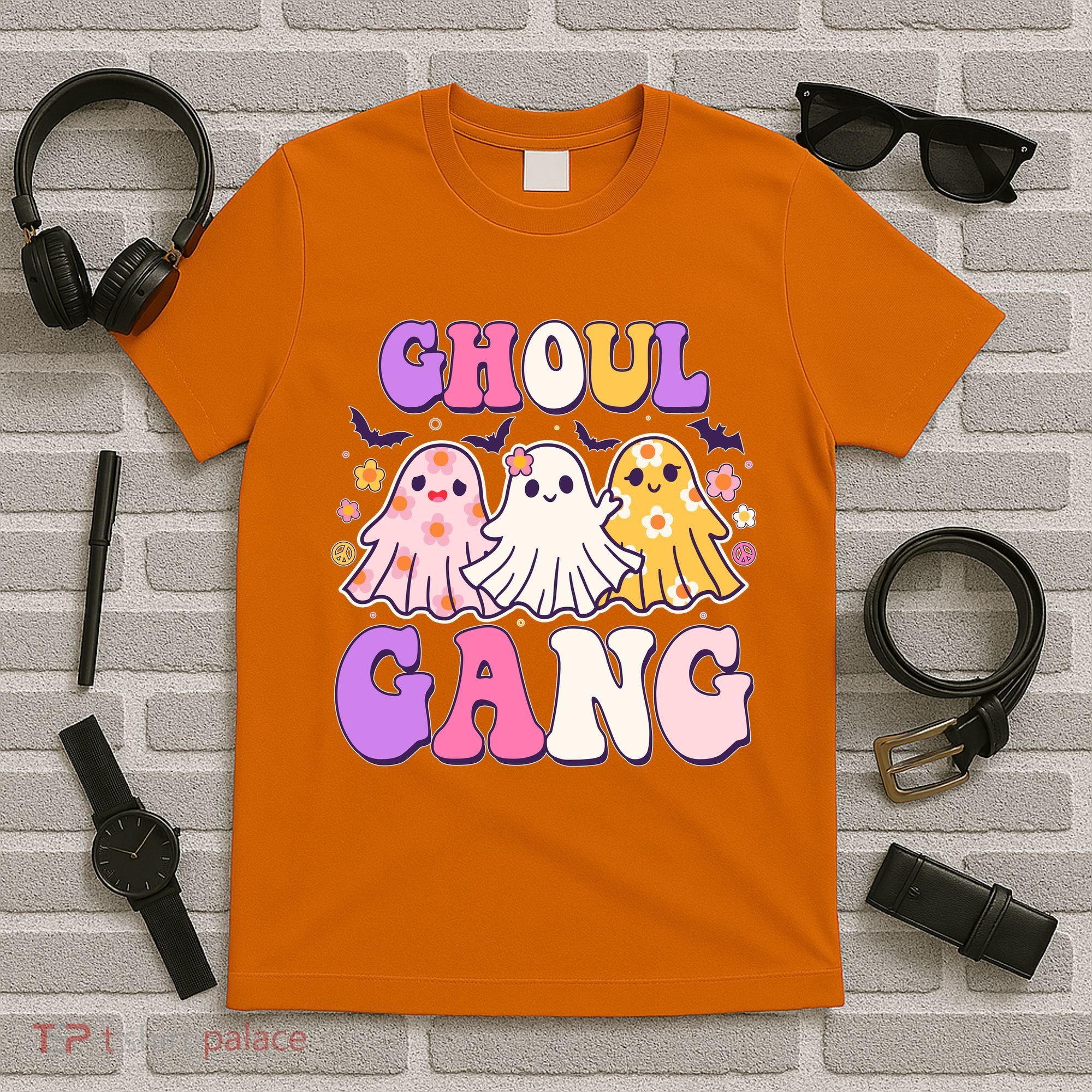 Cute Funny Retro Ghoul Gang Ghosts T-Shirt