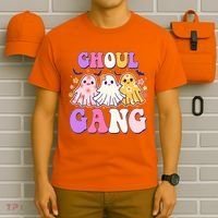 Cute Funny Retro Ghoul Gang Ghosts T-Shirt thumb 6