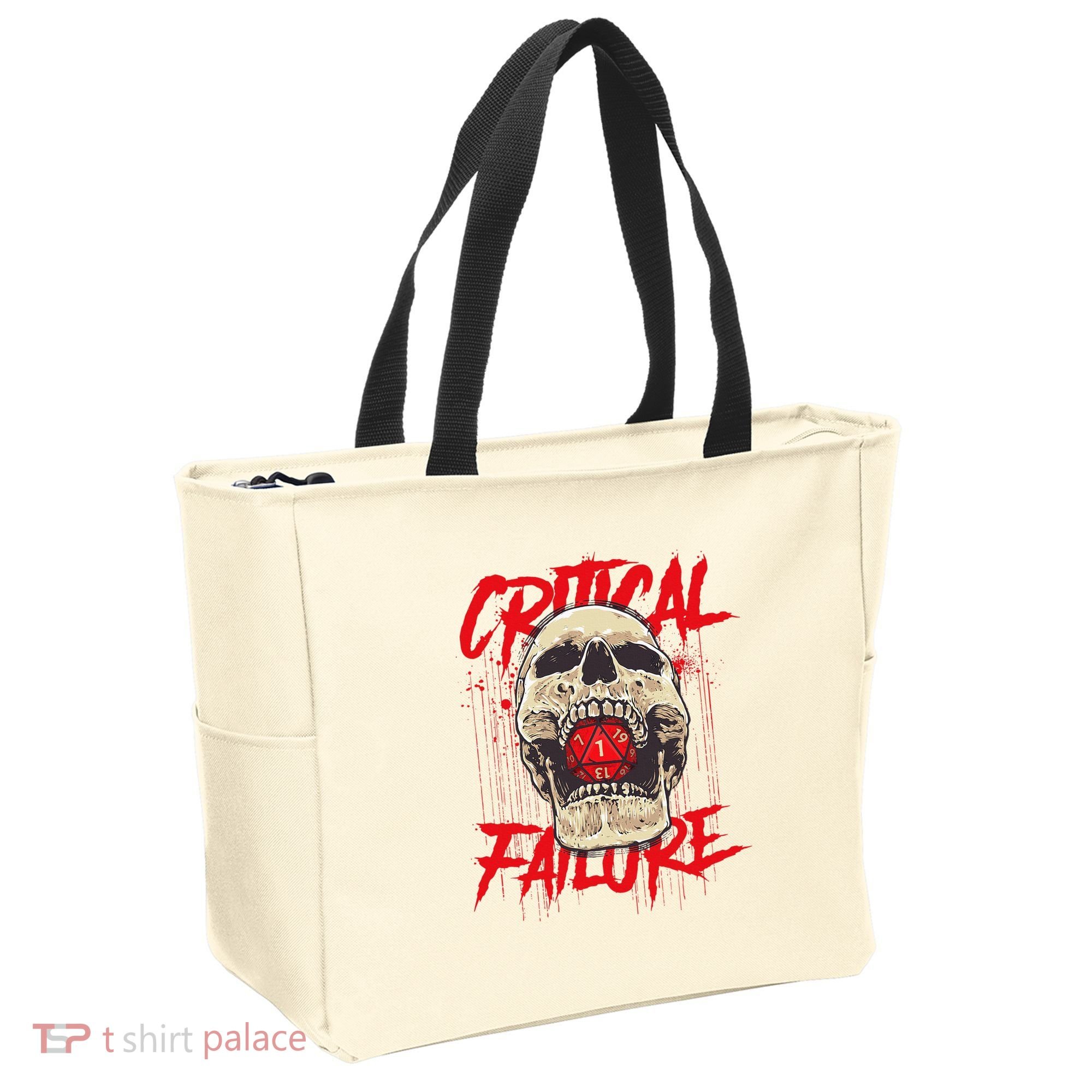 Critical Failure Roleplaying Game Tote Bag
