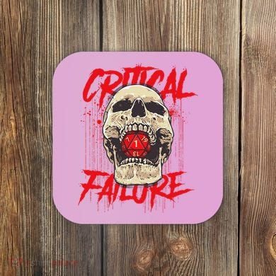 Critical Failure Roleplaying Game Coaster