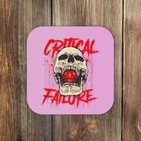 Critical Failure Roleplaying Game Coaster thumb 0