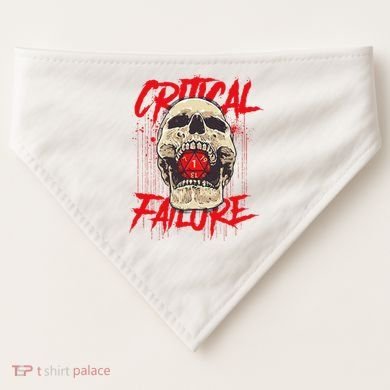 Critical Failure Roleplaying Game USA-Made Doggie Bandana