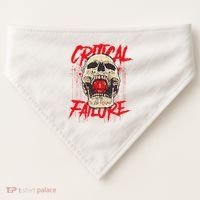Critical Failure Roleplaying Game USA-Made Doggie Bandana thumb 0