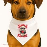 Critical Failure Roleplaying Game USA-Made Doggie Bandana thumb 1