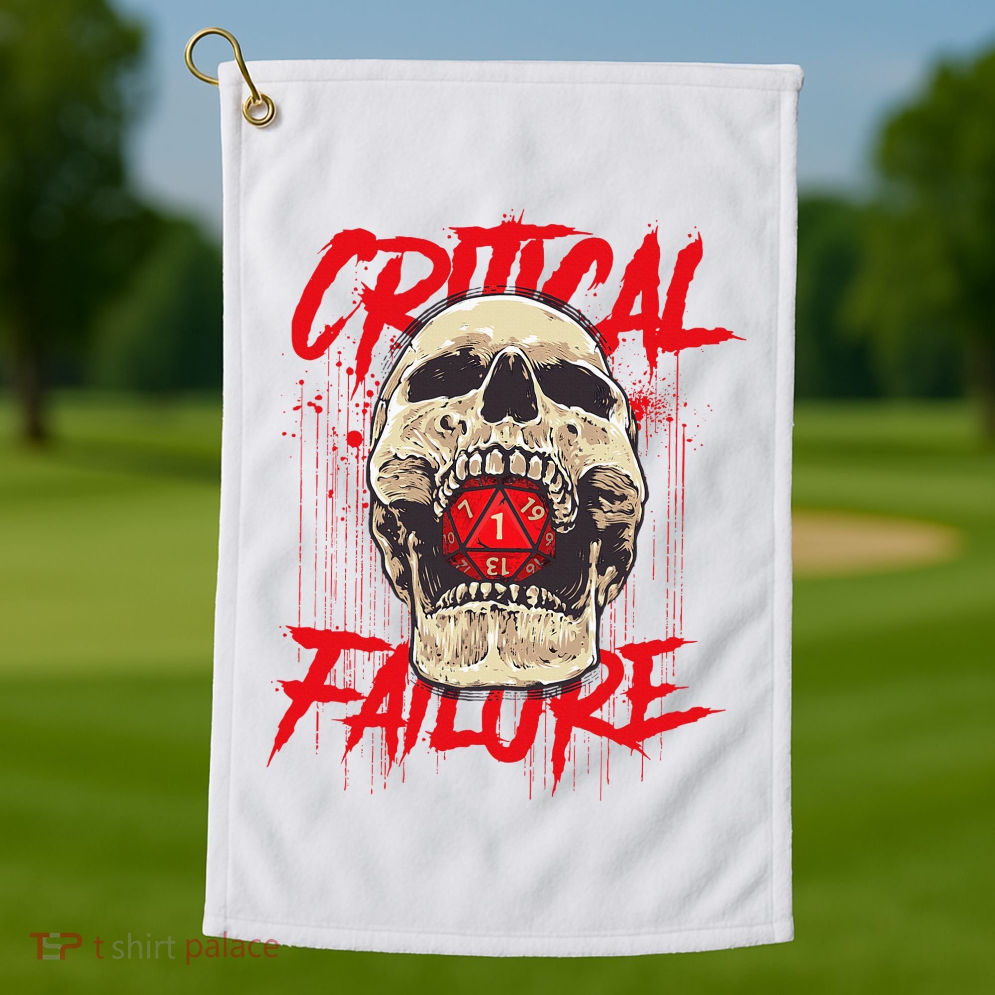 Critical Failure Roleplaying Game Golf Towel