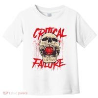 Critical Failure Roleplaying Game Toddler T-Shirt thumb 0