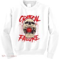 Critical Failure Roleplaying Game Kids Sweatshirt thumb 0