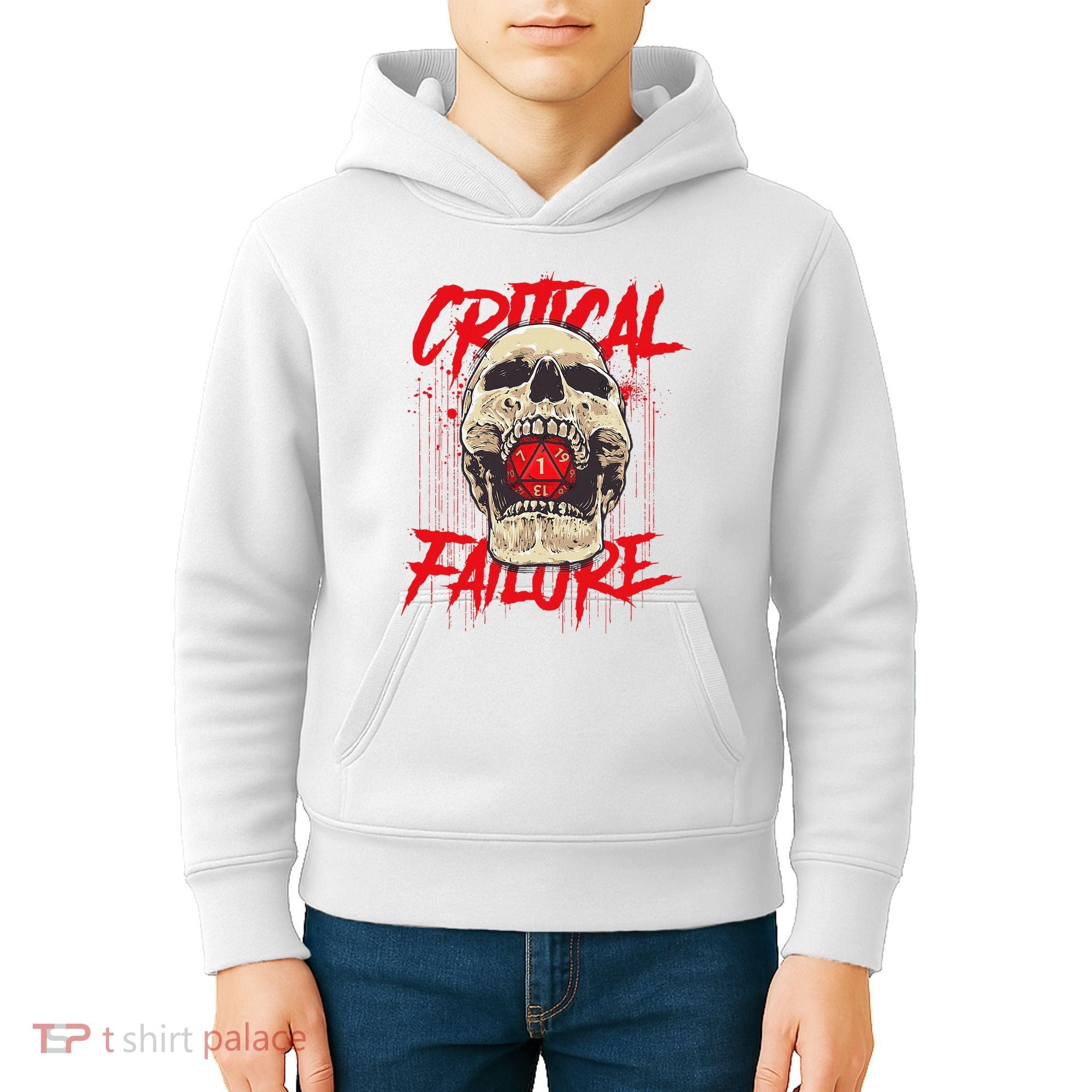 Critical Failure Roleplaying Game Kids Hoodie
