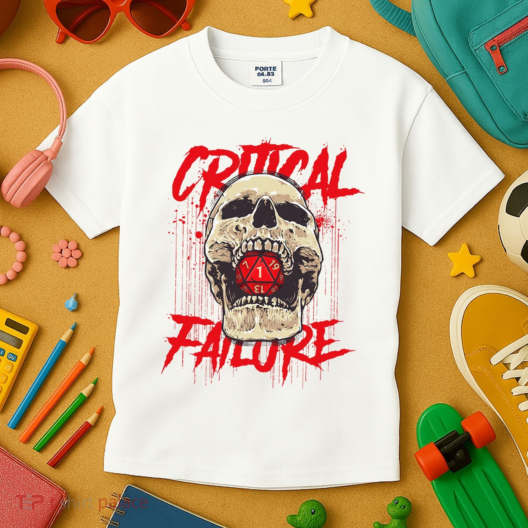 Critical Failure Roleplaying Game Kids T-Shirt