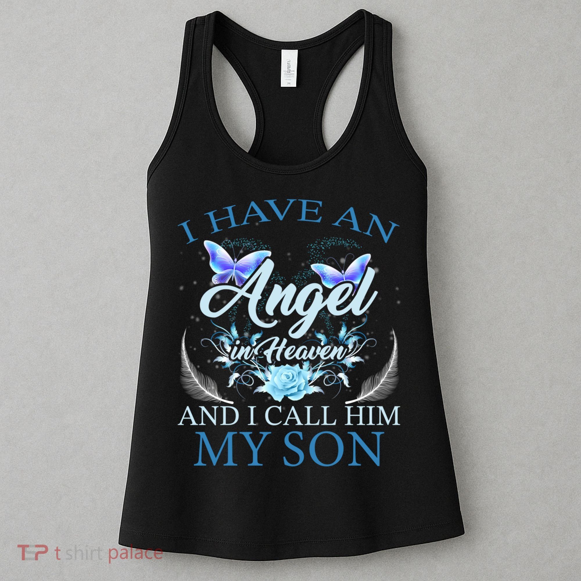 Cute Family Remembrance Angel Heaven Birthday Love Women's Tank Top