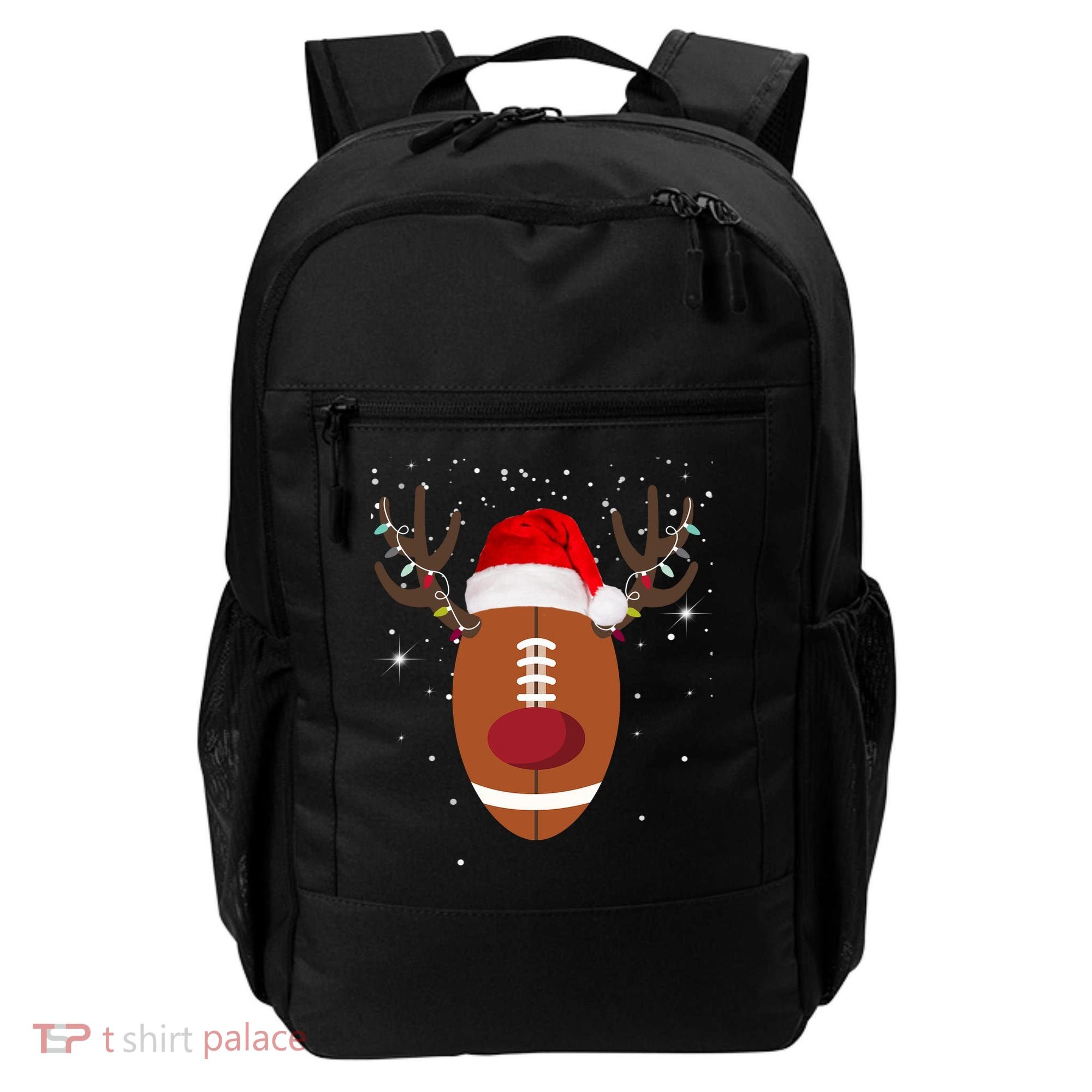 Christmas Football Reindeer Backpack