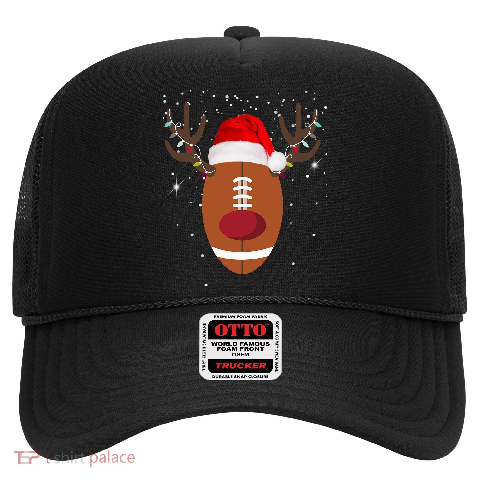 Christmas Football Reindeer Hat