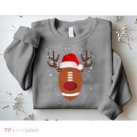 Christmas Football Reindeer Sweatshirt thumb 2