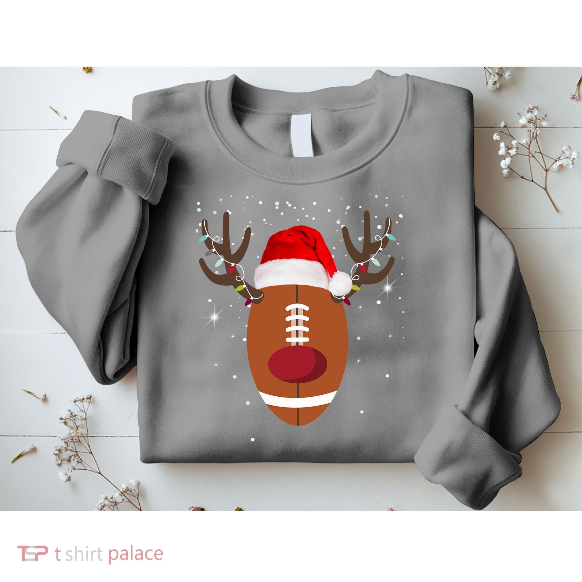 Christmas Football Reindeer Sweatshirt