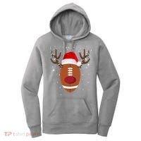 Christmas Football Reindeer Women's Hoodie thumb 0