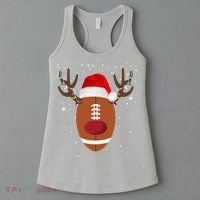 Christmas Football Reindeer Women's Tank Top thumb 3