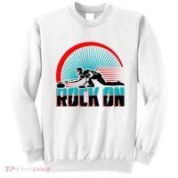 Cool Funny Rock On USA Curling Team Sports Fan Sweatshirt thumb 0