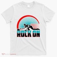 Cool Funny Rock On USA Curling Team Sports Fan T-Shirt thumb 0