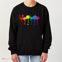 Cute Flamingo Rainbow Flamingo Women's Sweatshirt thumb 0