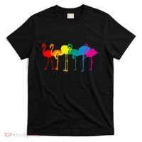 Cute Flamingo Rainbow Flamingo T-Shirt thumb 0