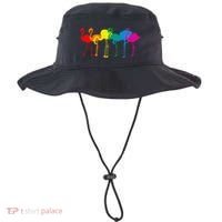 Cute Flamingo Rainbow Flamingo Bucket Hat thumb 0