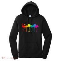 Cute Flamingo Rainbow Flamingo Women's Hoodie thumb 0
