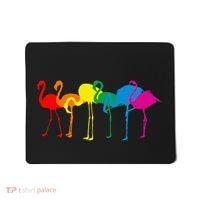 Cute Flamingo Rainbow Flamingo Mousepad thumb 0