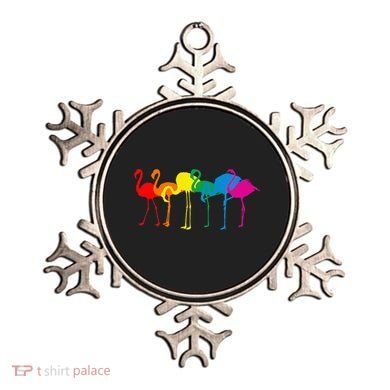Cute Flamingo Rainbow Flamingo Ornament